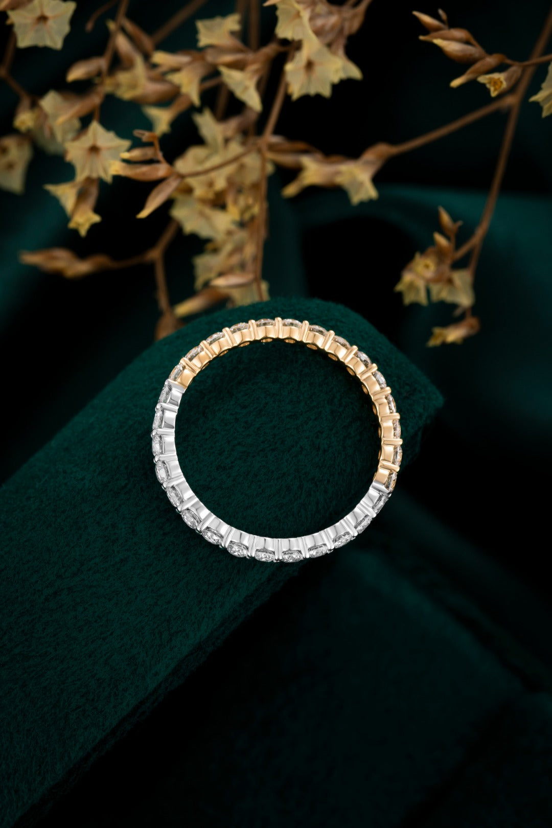 18K 金培育鑽石戒指 1.072ct - 27 顆副石奢華款 (ZBR0271)
