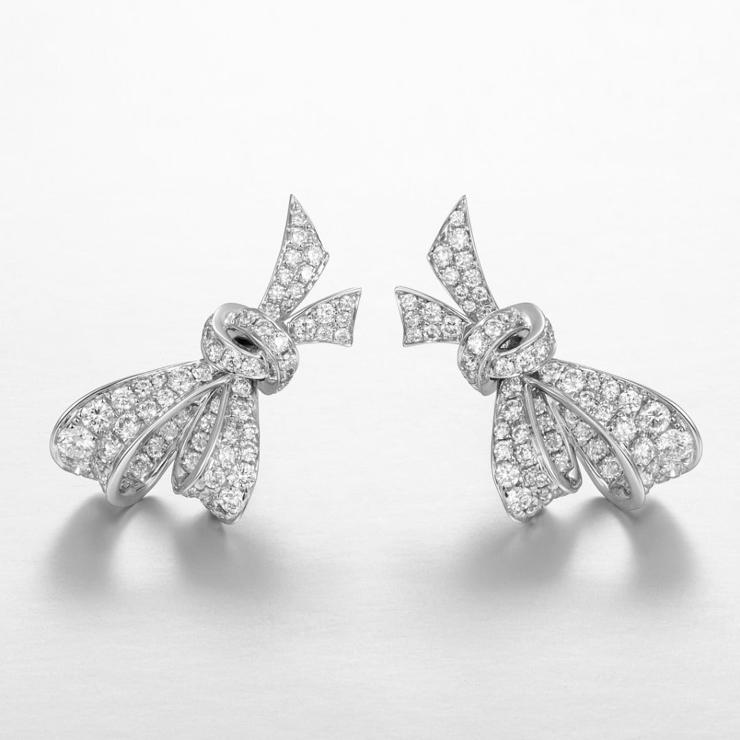 P505814 14K金培育鑽石耳環 | 1.44ct 實驗室鑽石