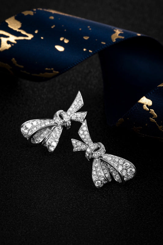 P505814 14K金培育鑽石耳環 | 1.44ct 實驗室鑽石