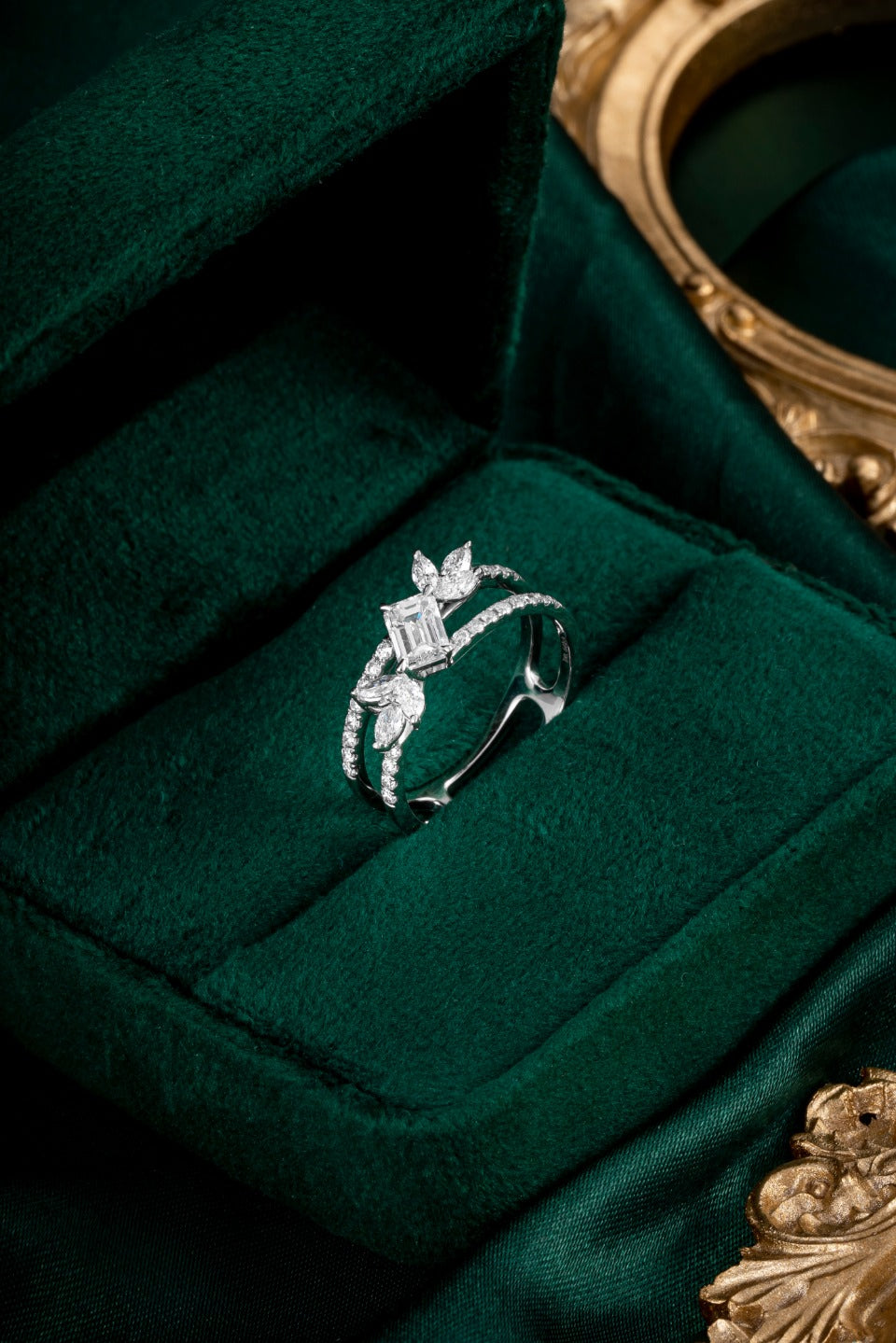 14K金培育鑽石戒指 | 0.54克拉主石 | ZBR0132