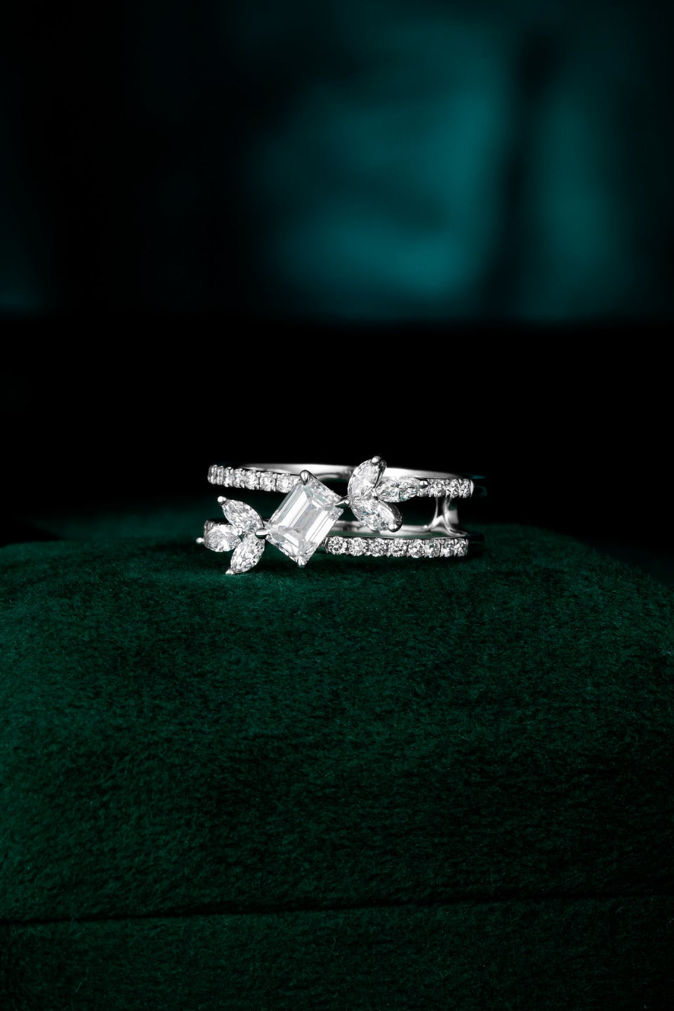 14K金培育鑽石戒指 | 0.54克拉主石 | ZBR0132