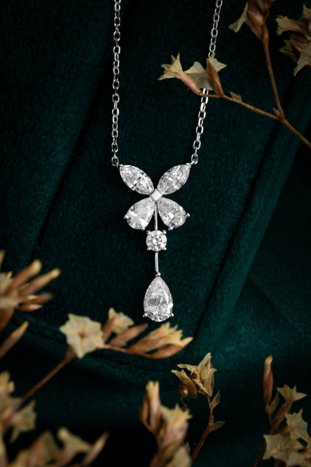 ZBN0077 PT950培育鑽石項鍊 1.016ct