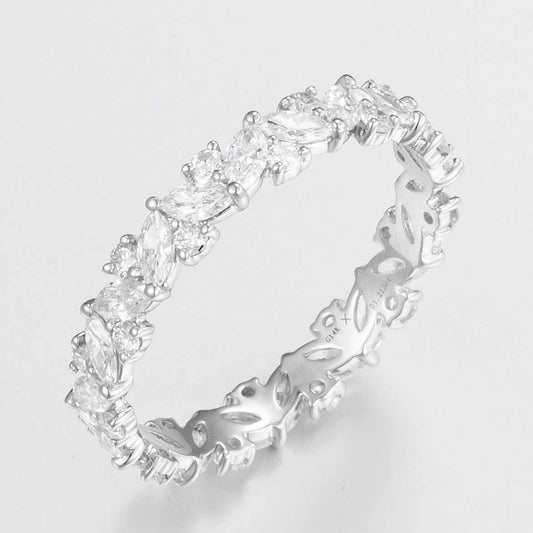 ZBR0138 14K金培育鑽石戒指 0.967ct